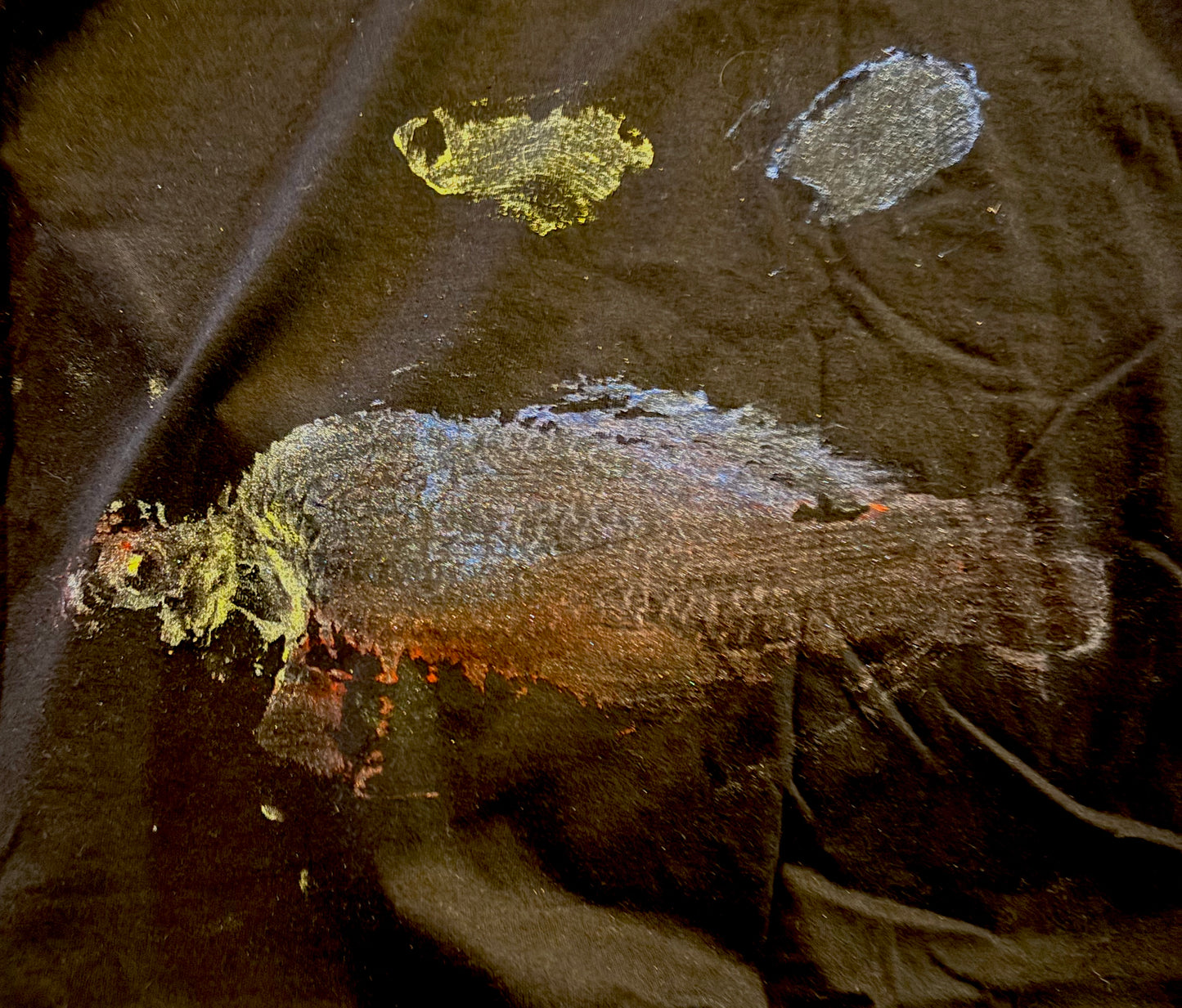 Japanese Gyotaku Fish Printing T Shirts with Jessica