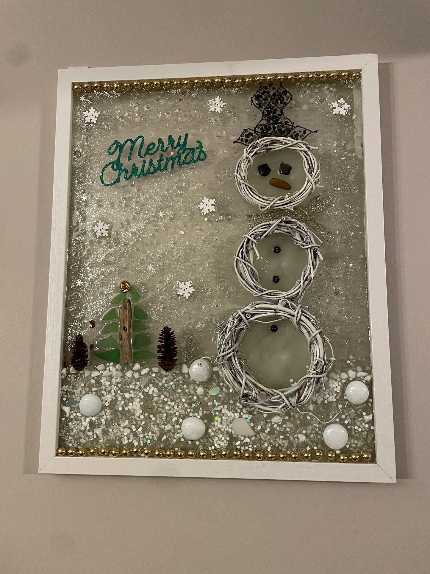 Framed Resin Art With Hannah