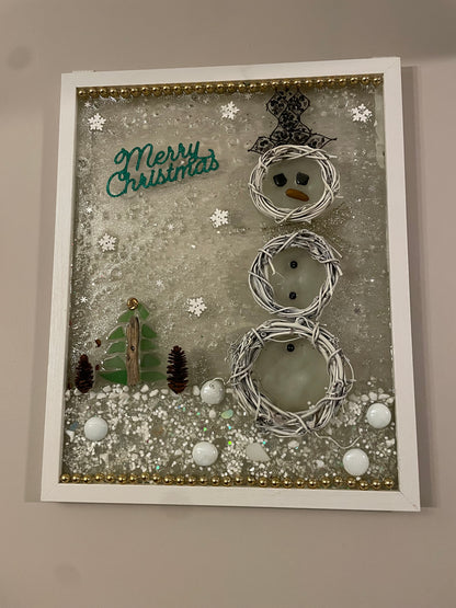 Framed Resin Art With Hannah