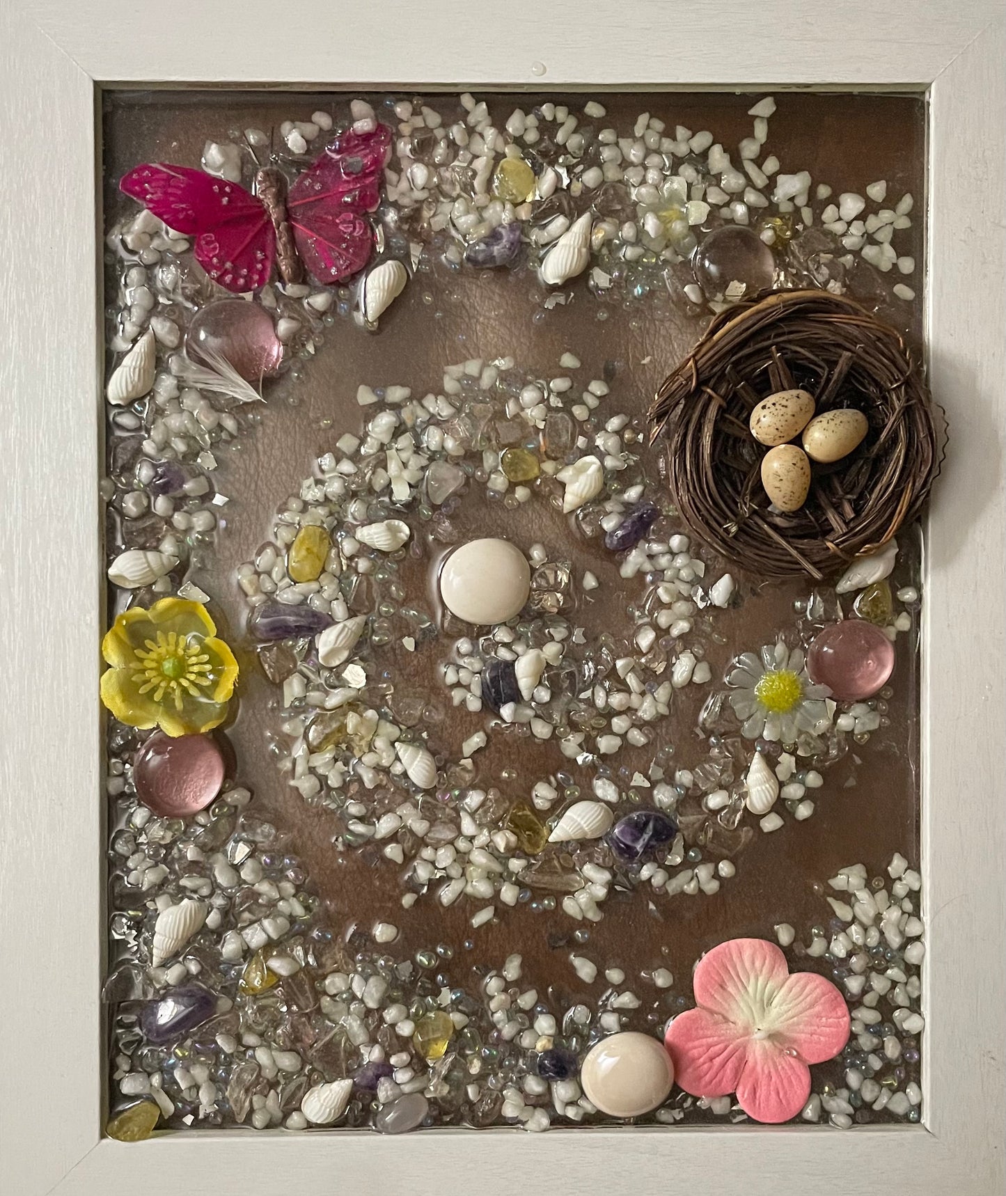 Framed Resin Art With Hannah