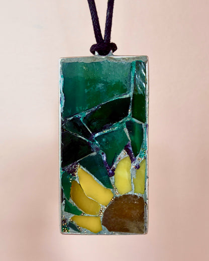 Mini Mosaic Pendant with Barb