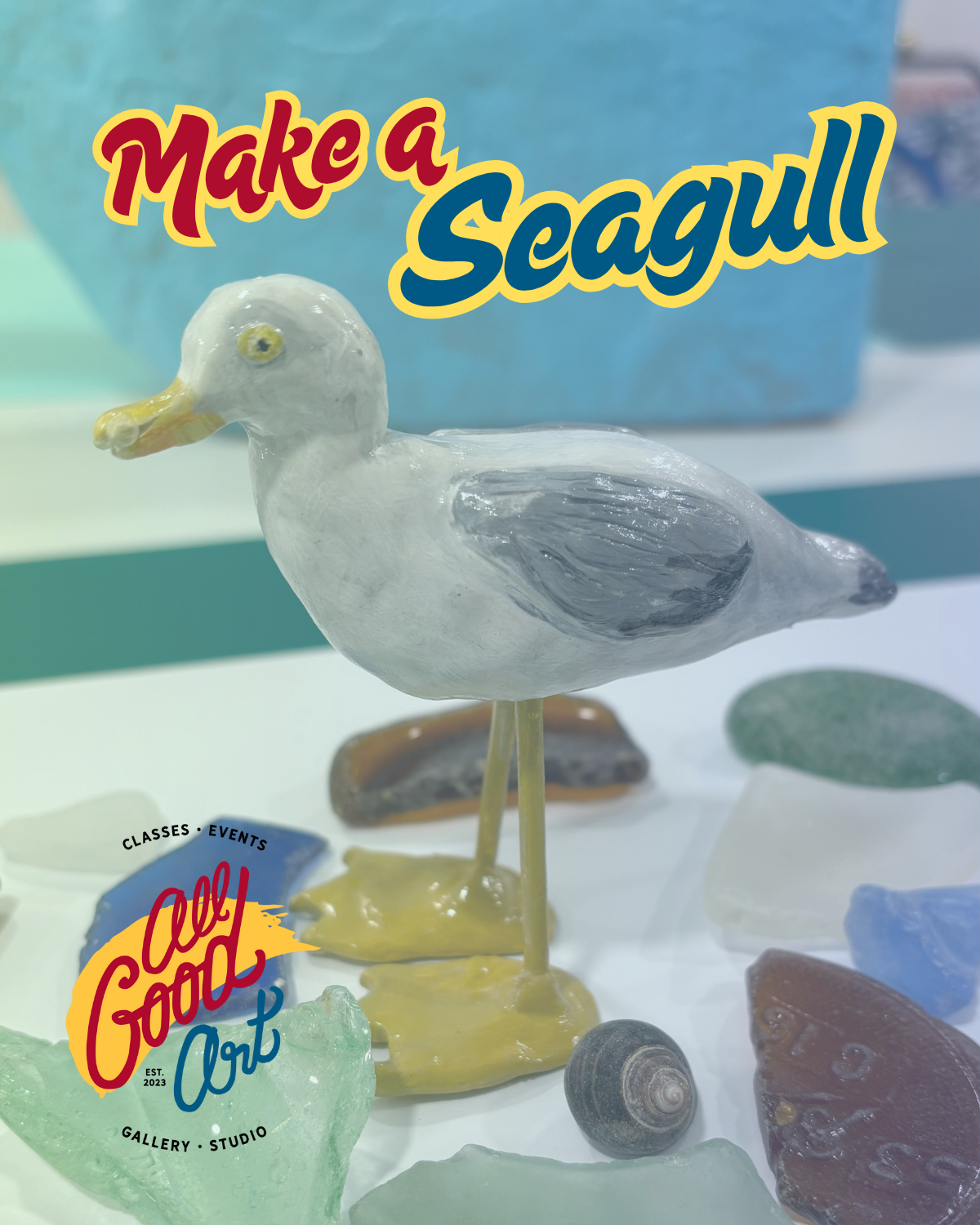Clay Seagull - Make Your Own