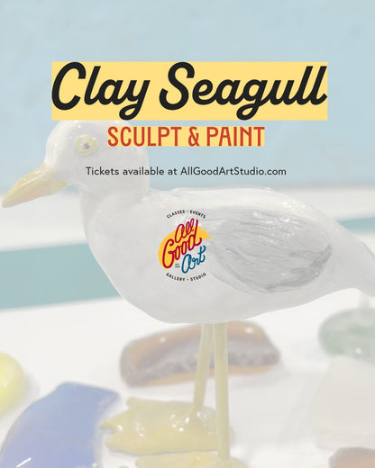 Clay Seagull - Make Your Own