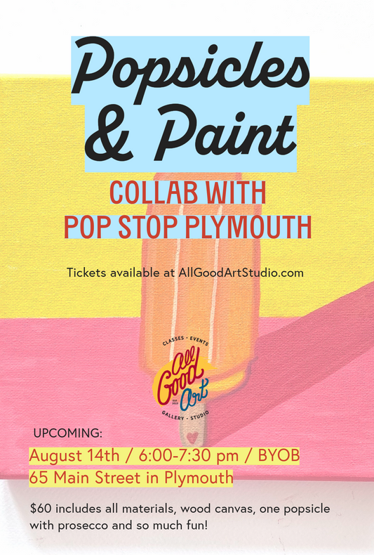 Adult Paint a Popsicle with Pop Stop Collab
