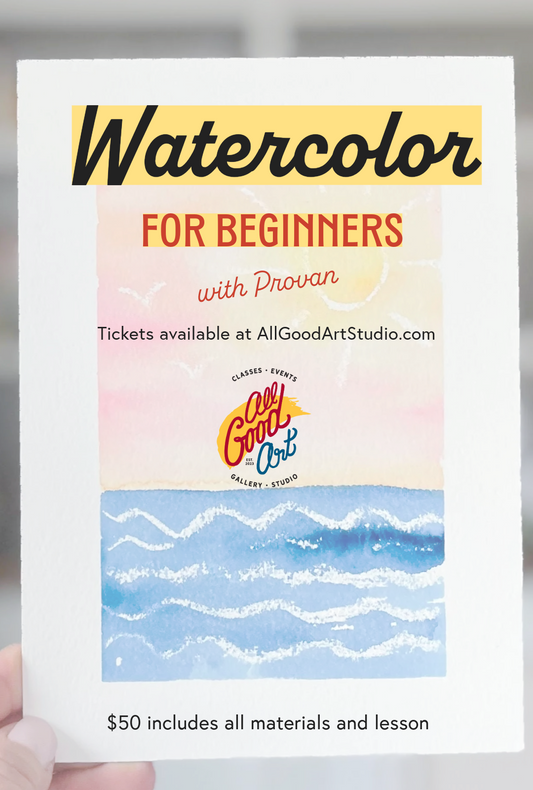 Watercolor Class for All Ages with Provan!
