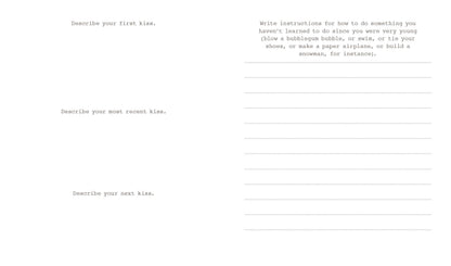 642 Tiny Things to Write About