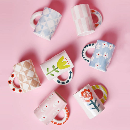 Ceramic Coffee Mug-Handmade Coffee Cups-Tea Drinking Cups