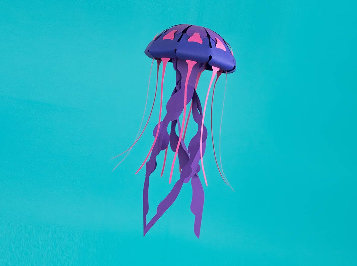 Jellyfish - 3D Paper Figure by Plego