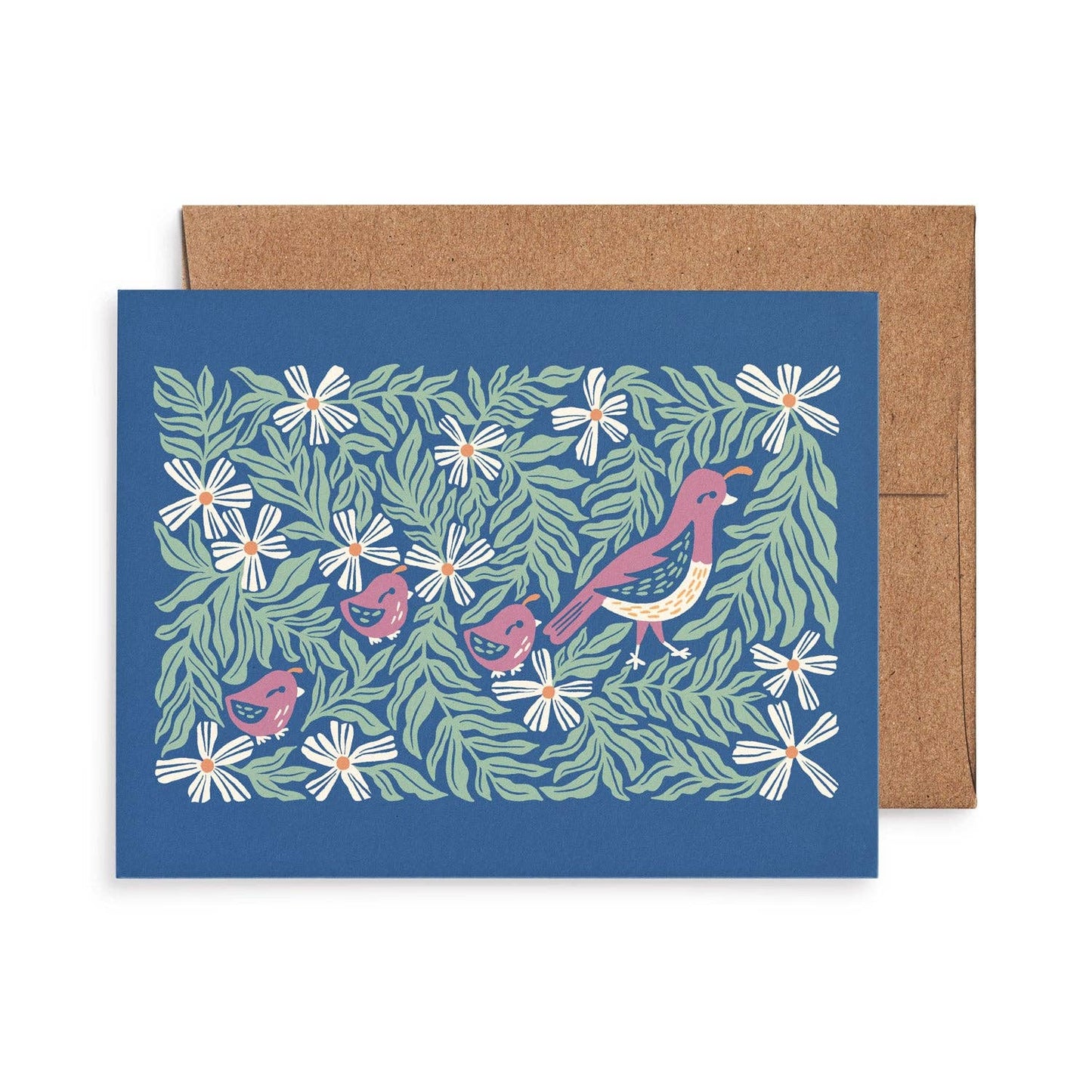 Birds & Blooms Cards, Box of 8 Assorted