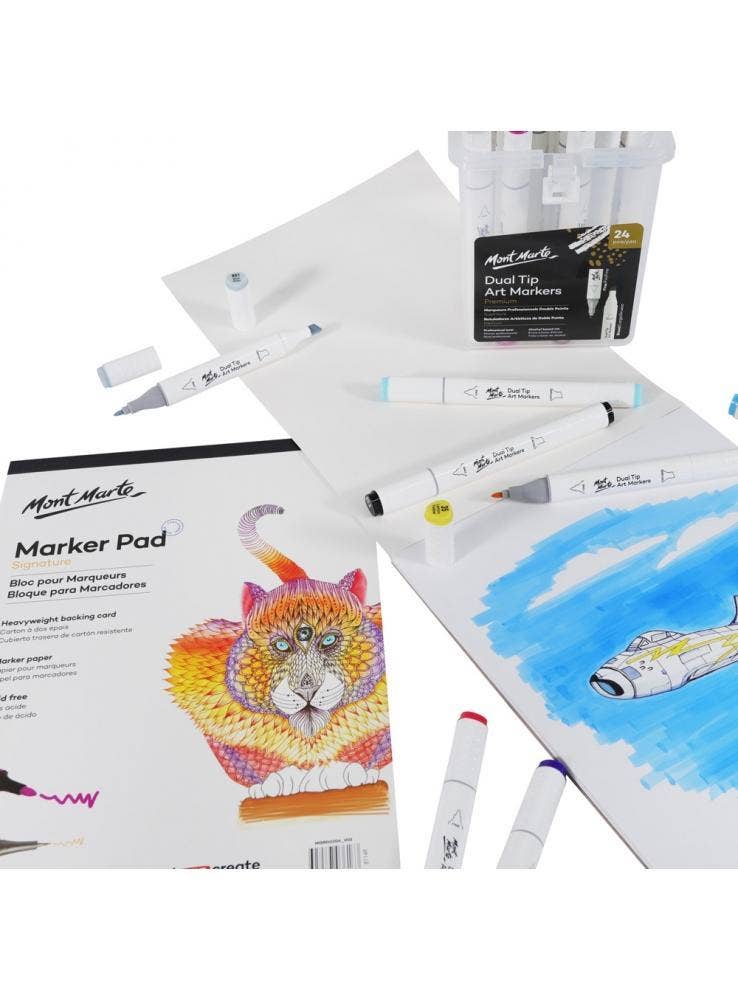 Bleedproof Marker Pad Premium 105gsm A4 (8.3 x 11.7in)