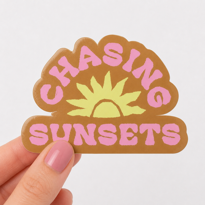 Beach sticker | Coastal sticker | Surf shop sticker | Fall