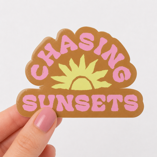 Beach sticker | Coastal sticker | Surf shop sticker | Fall
