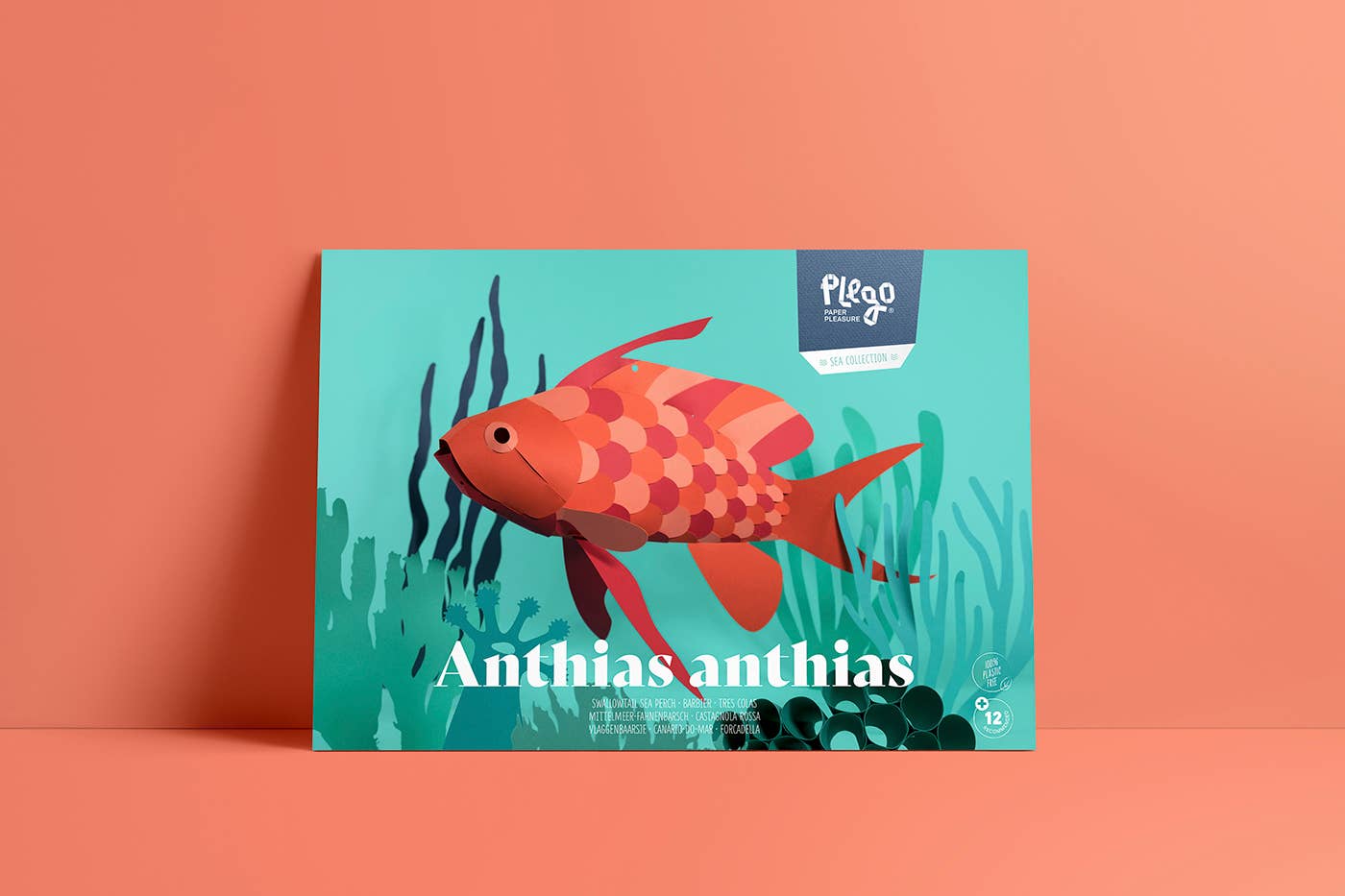 Swallow Sea Perch - Fish 3D Paper Figure by Plego