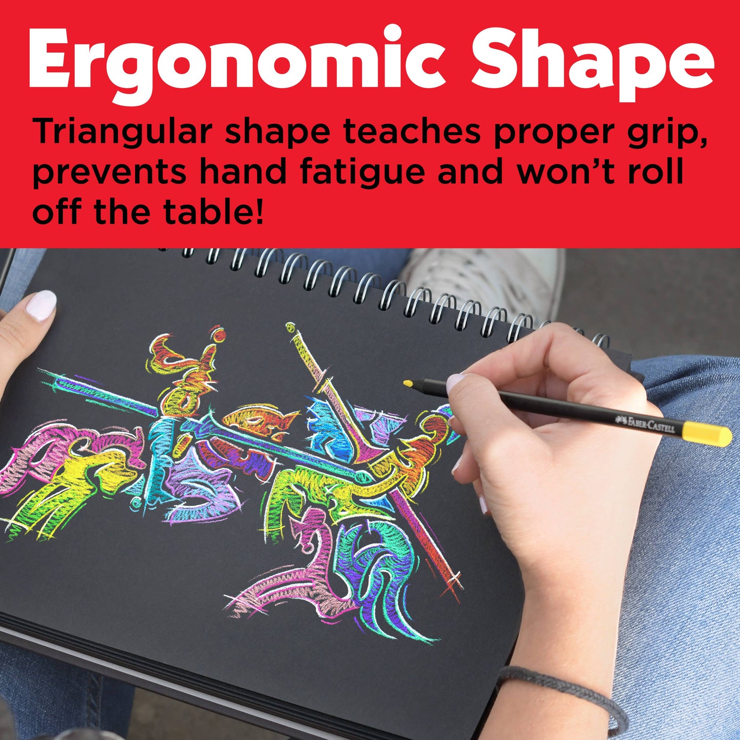 Super Soft Black Edition Colored Pencils, Box of 12