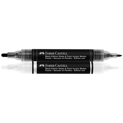 Shake & Paint Acrylic Markers 2 Ct Black and White