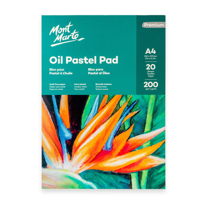 Oil Pastel Pad 200gsm A4 20 Sheets