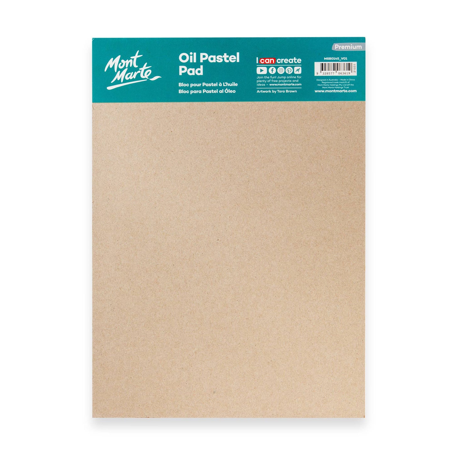 Oil Pastel Pad 200gsm A4 20 Sheets