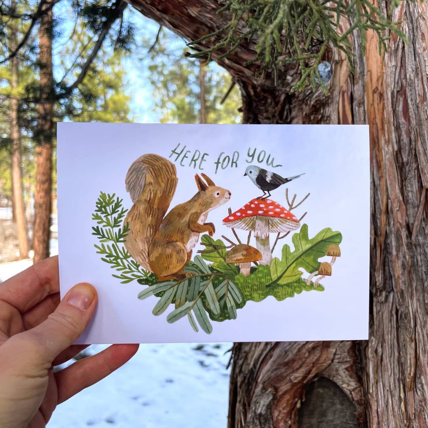 Forage Squirrel Card