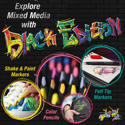 Shake & Paint Acrylic Markers 6 Ct Metallic Colors