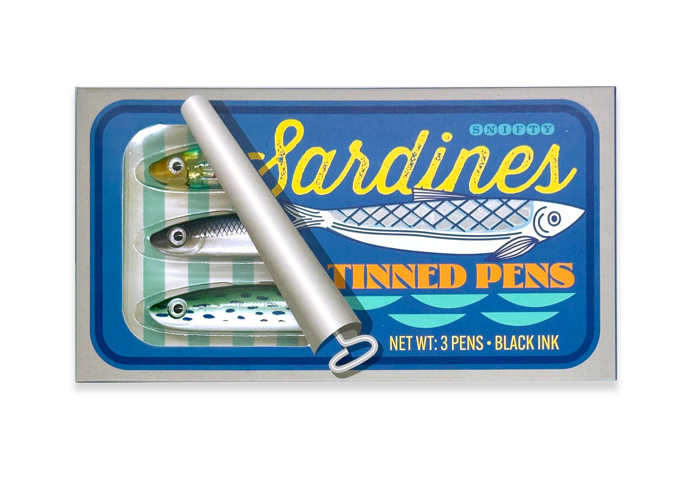 TINNED FISH PENS - DISPLAY OF 10