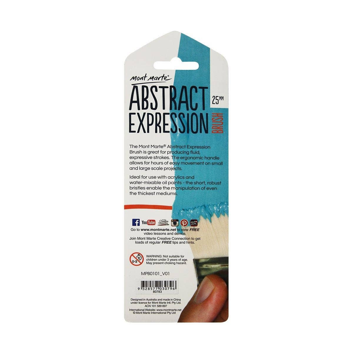 Abstract Expression Brush - 25mm