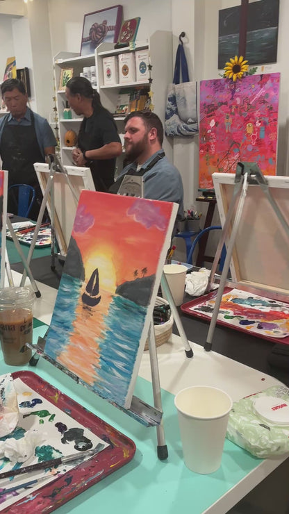 Sunset Sailing Paint Party