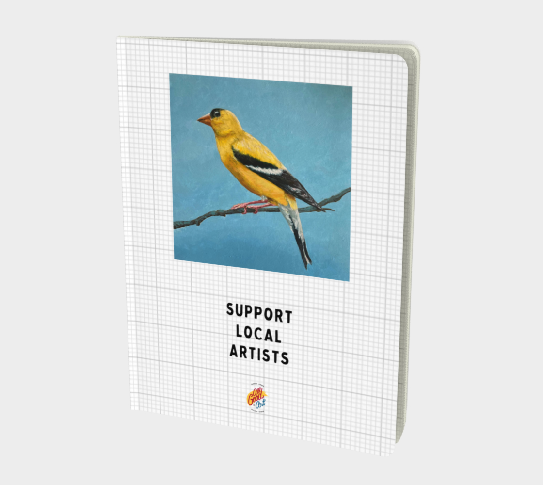 Goldfinch Large Notebook